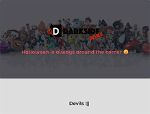 Tablet Screenshot of darkside-devils.com